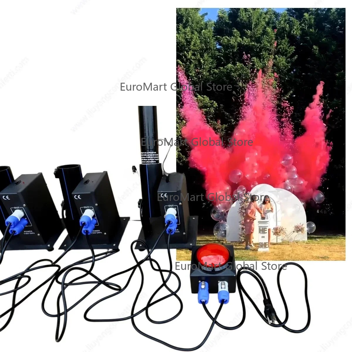 Confetti Cannon Tube - Stage Party Popper Spray Prop -