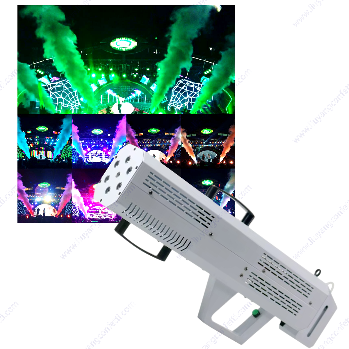 Confetti Cannon Tube - Hand Hold Portable Night Club Dmx