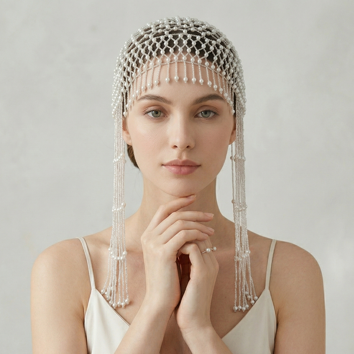 Luxury Pearls Beaded Headwrap  - Event Suppliers avis et prix