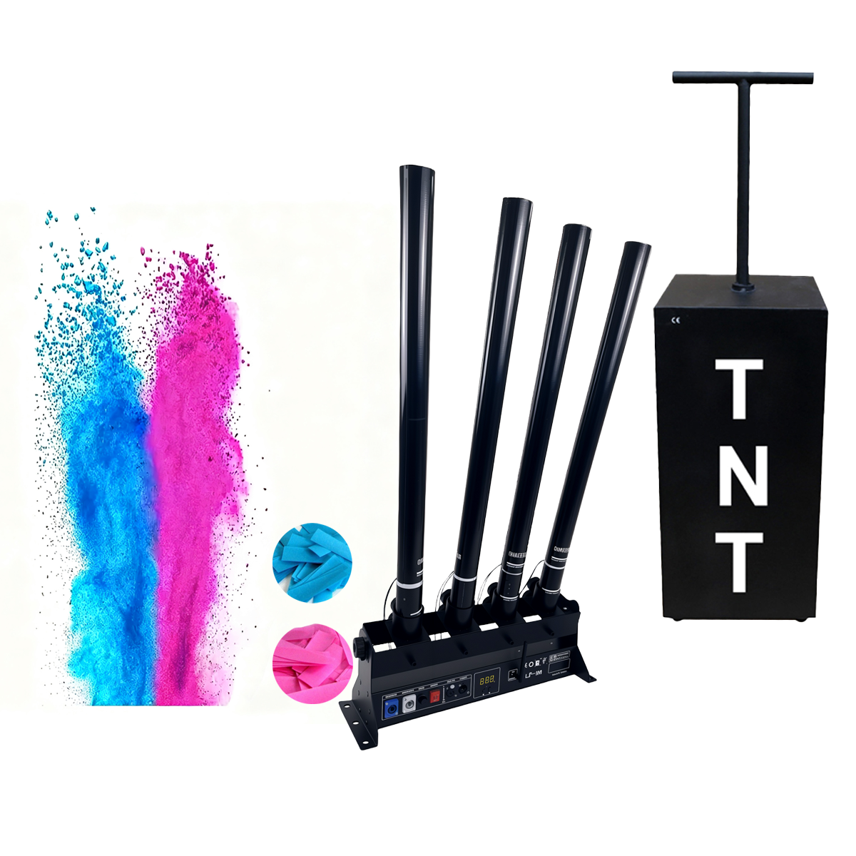 Electric Gender Reveal Smoke B - Confetti Cannon Tube avis et prix