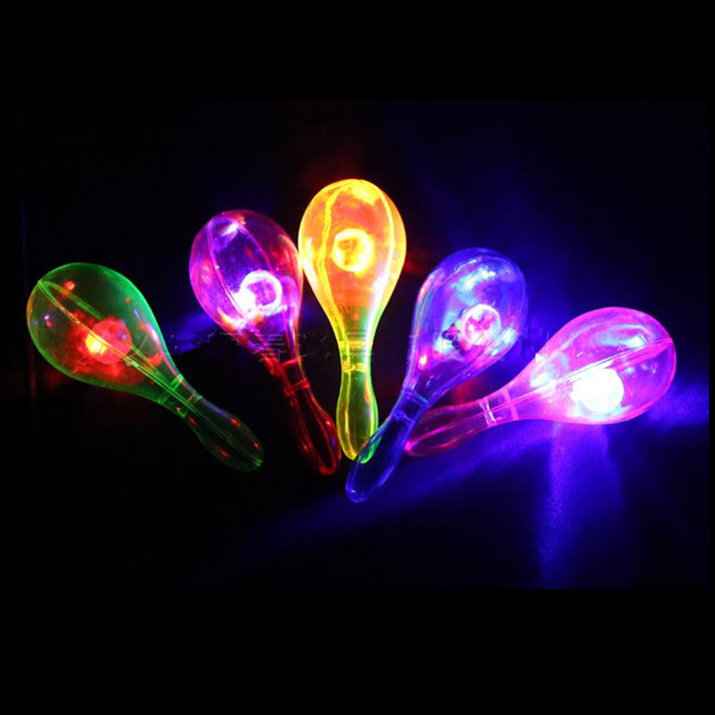 2pcs LED Maracas Flashing Ligh - Cotton Candy Cone avis et prix