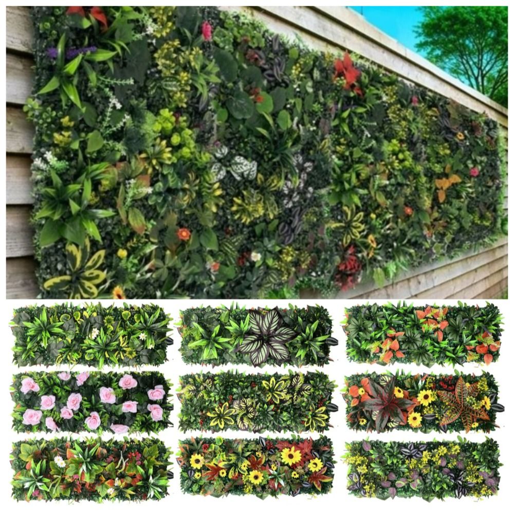 DIY Artificial Plant Wall Pane - Flower Wall Panel avis et prix
