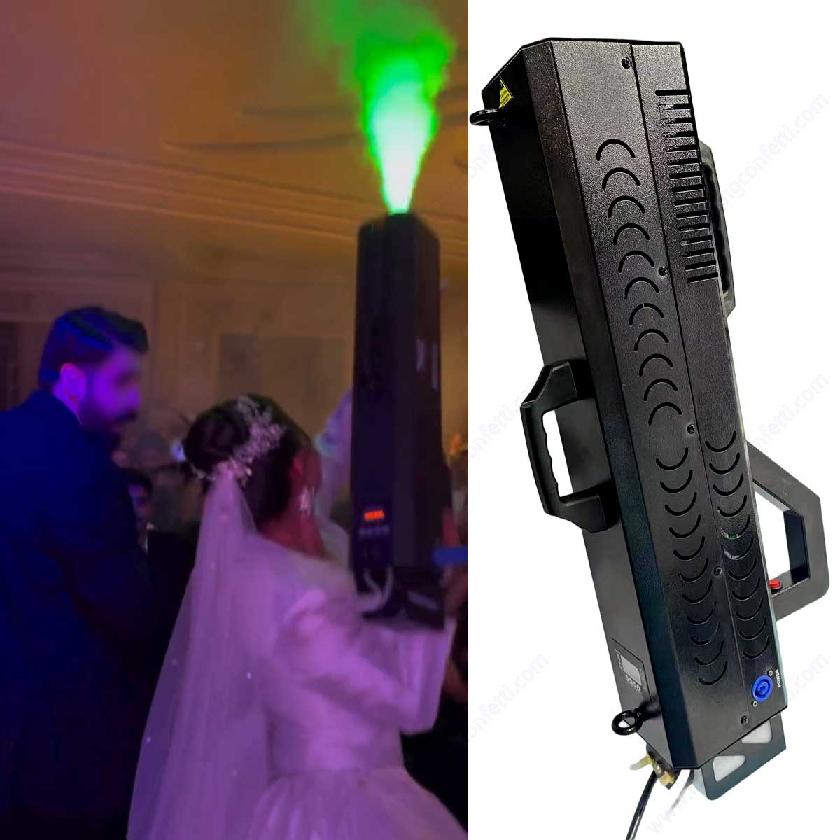 Fog Gun Machine Spray Portable - Confetti Cannon Tube avis et prix