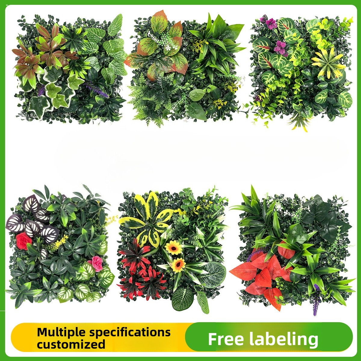 Artificial Plants Grass Wall P - Flower Wall Panel avis et prix