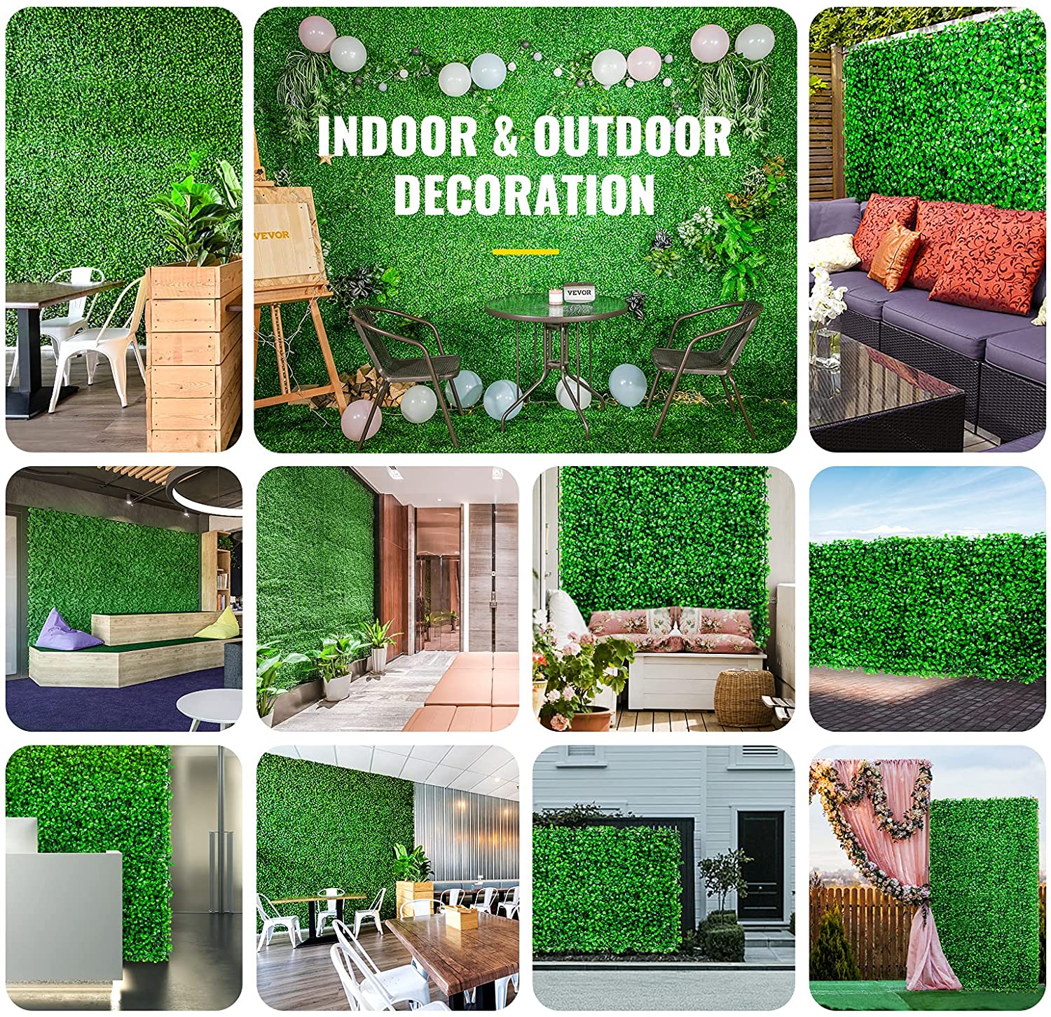 SucceBuy Artificial Plant Wall - Flower Wall Panel avis et prix