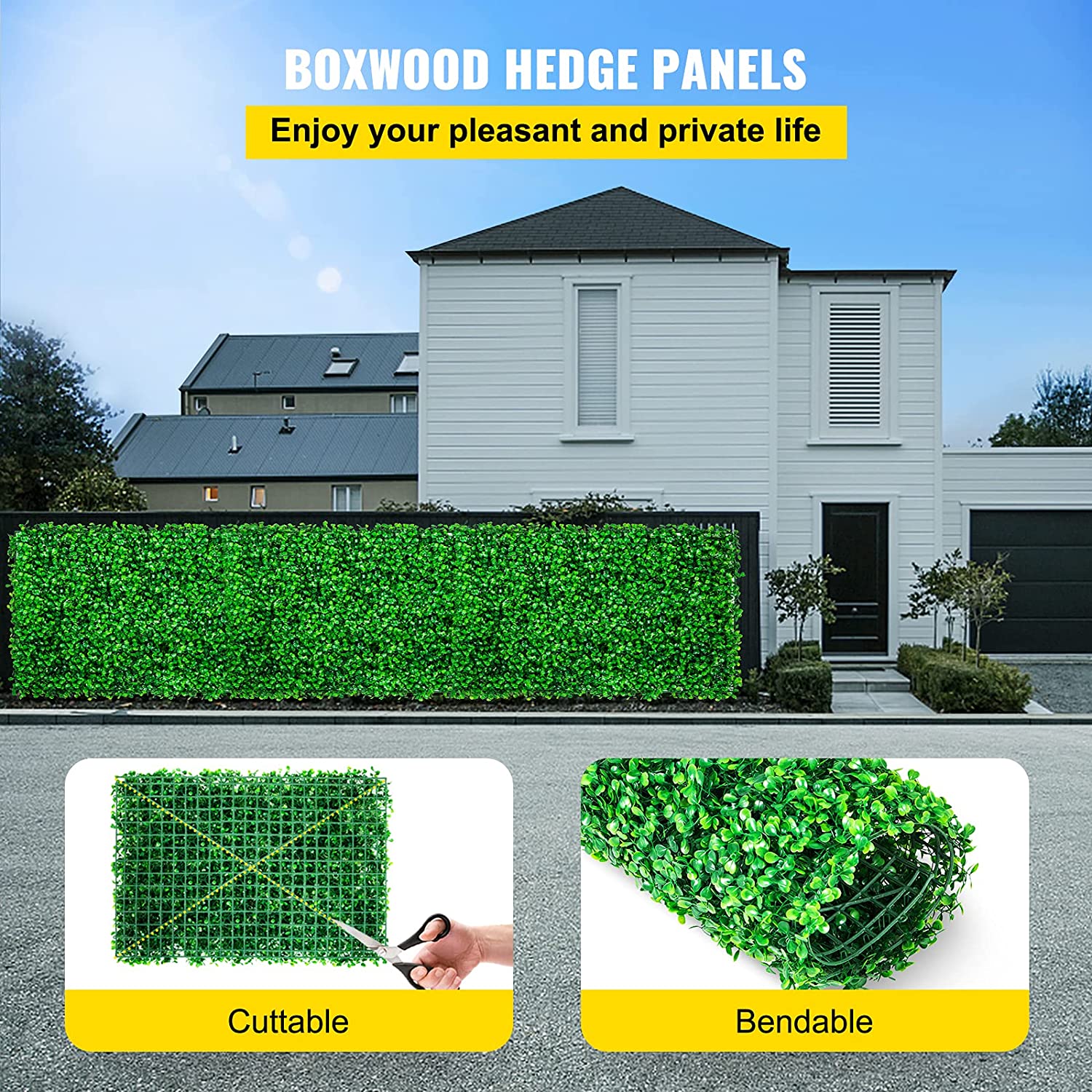 SucceBuy Artificial Plant Wall - Flower Wall Panel avis et prix