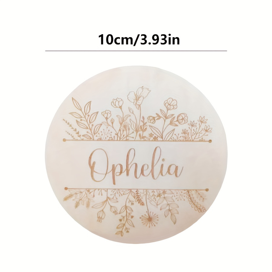 Personalized Floral Engraved N - Eve Party avis et prix