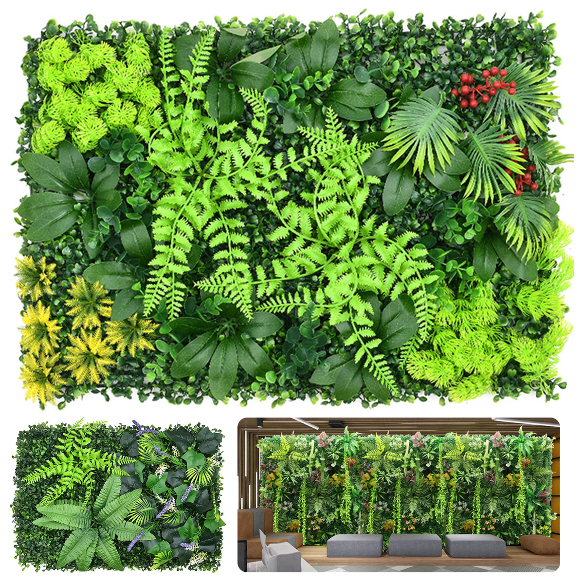 Artificial Plant Wall Plastic  - Flower Wall Panel avis et prix