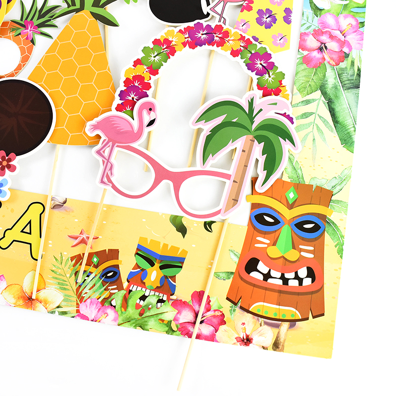 Hawaiian Party Aloha Photo Boo - Photo Booth Frame avis et prix