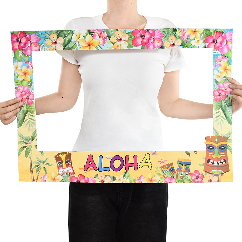 Hawaiian Party Aloha Photo Boo - Photo Booth Frame avis et prix