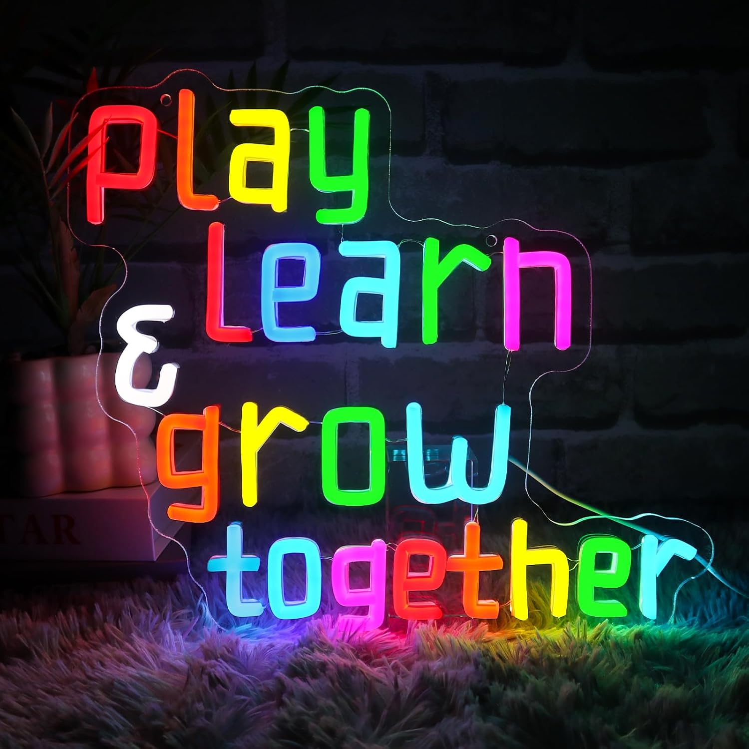 Play Learn Grow Together Neon  - Neon Sign Party avis et prix