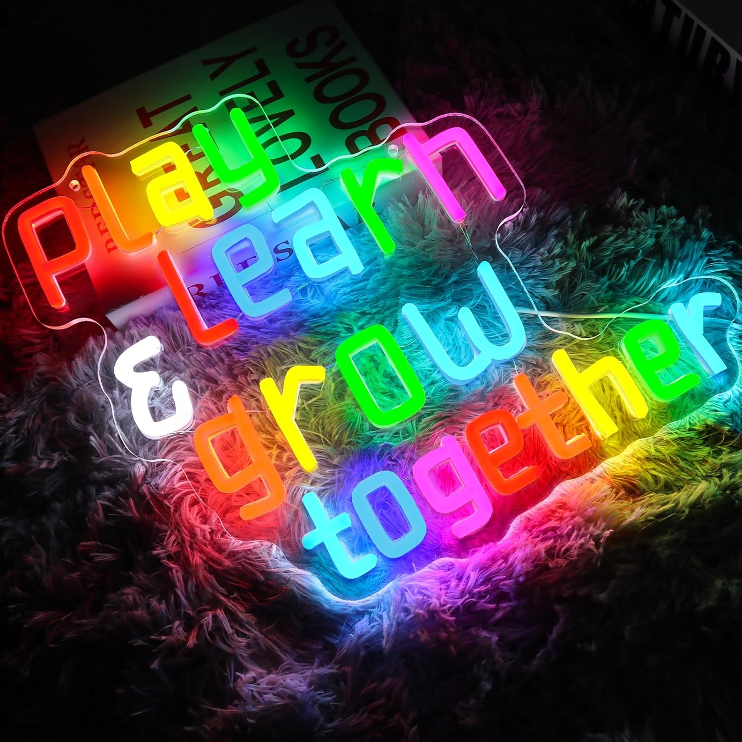 Play Learn Grow Together Neon  - Neon Sign Party avis et prix