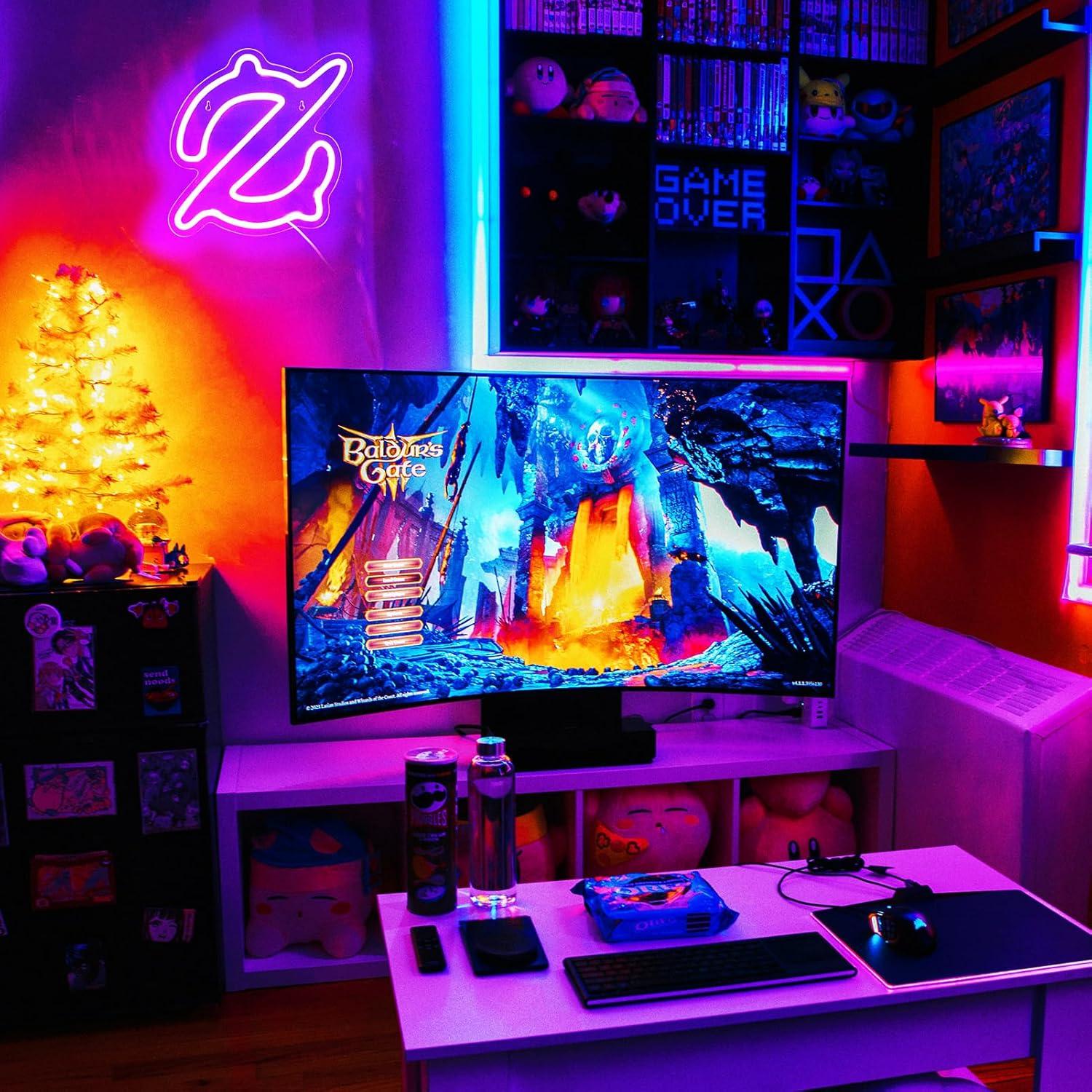 Gaming Scholar Neon Sign USB P - Neon Sign Party avis et prix