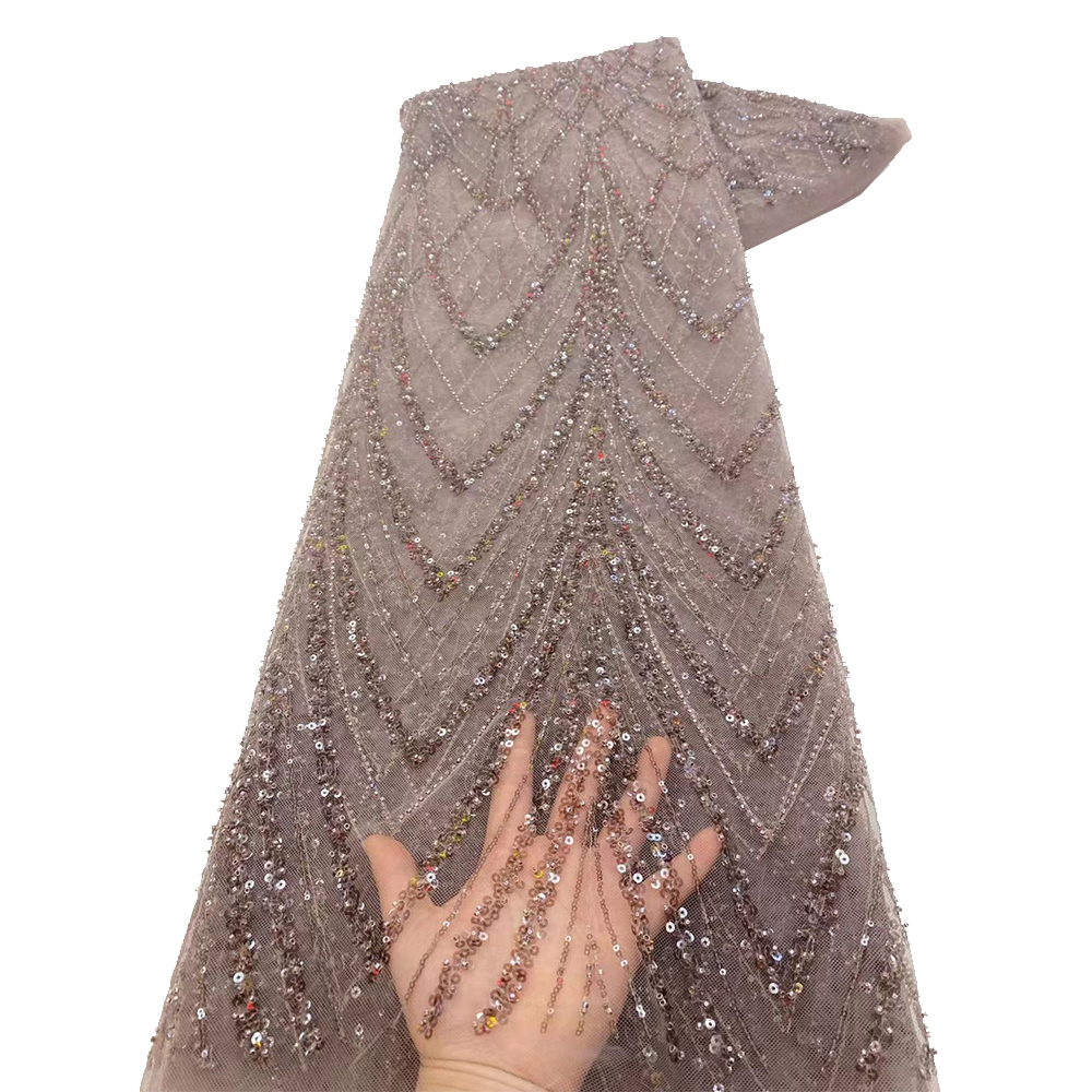 Luxury African Sequins Beaded  - Glitter Tablecloth avis et prix