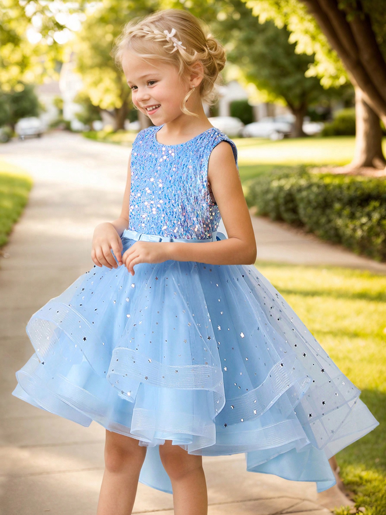 Baby Girl Princess Floral Sequ - Glitter Tablecloth avis et prix