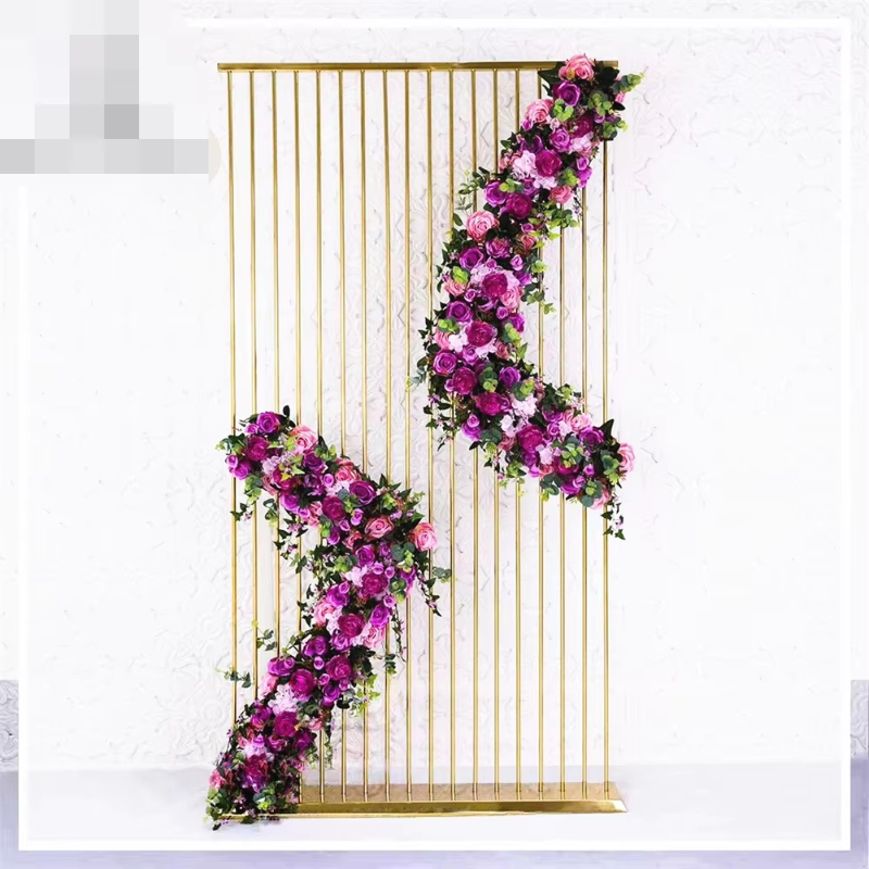 Shiny Gold Metal Frame Flower  - Dessert Table Backdrop avis et prix