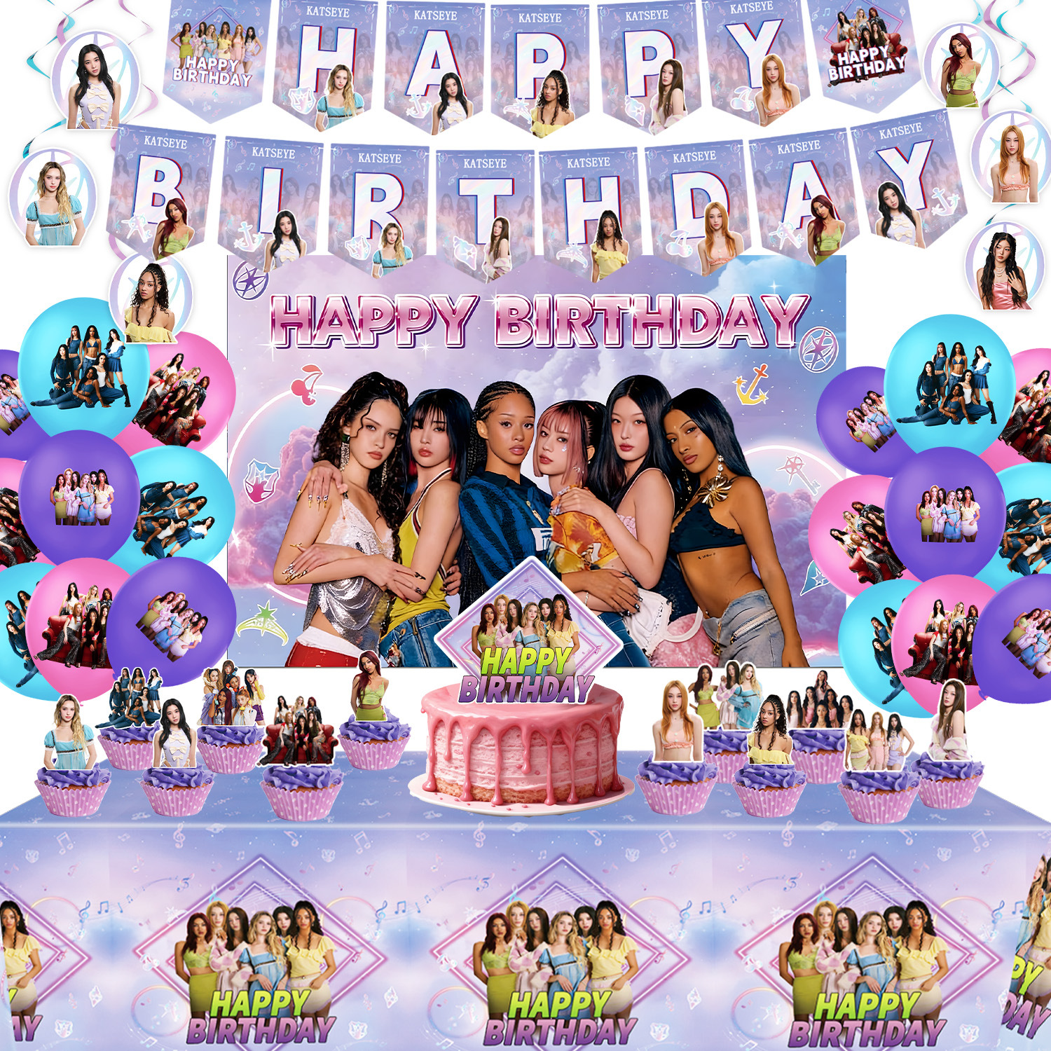 K&Katseye Idol Birthday Party  - Led Balloon Light avis et prix