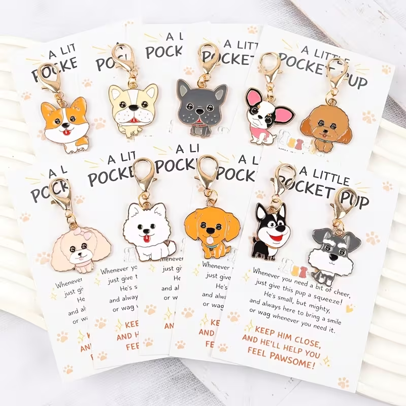 10 Cute Cartoon Puppy Keychain - Event Party avis et prix