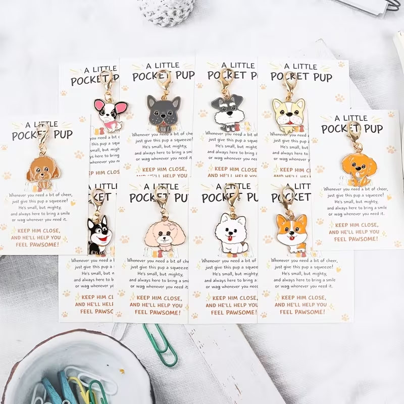 10 Cute Cartoon Puppy Keychain - Event Party avis et prix