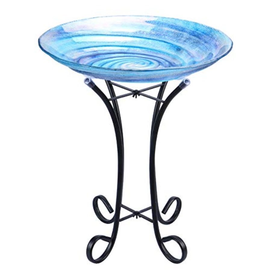 MUMTOP Outdoor Glass Birdbath  - Event Support avis et prix