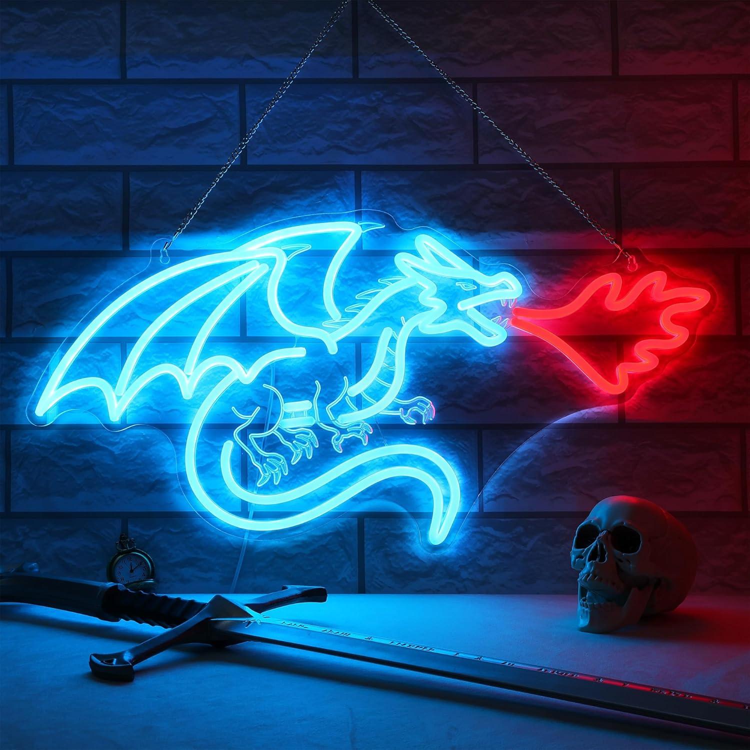 Dragon Neon Sign LED Dimmable  - Neon Sign Party avis et prix