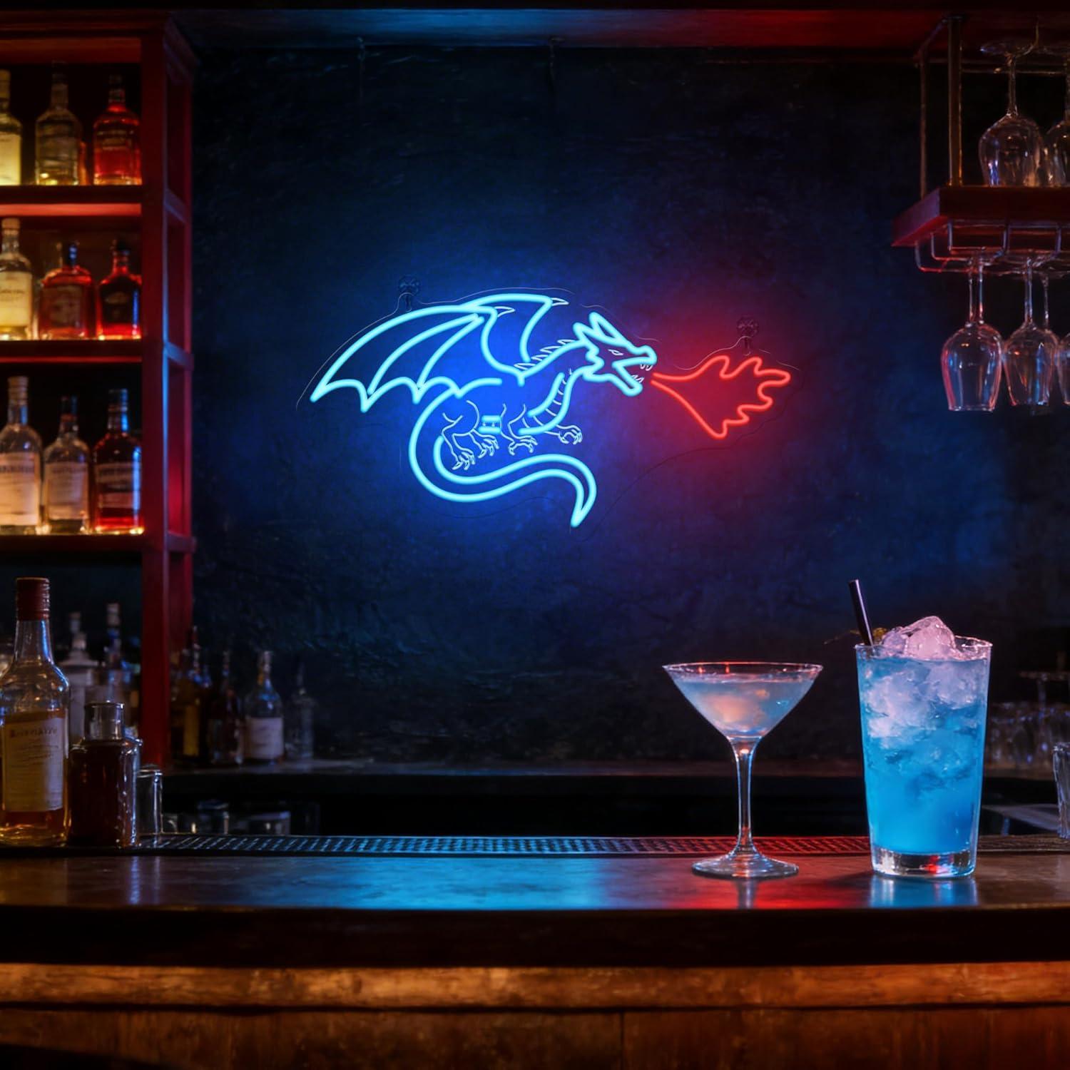 Dragon Neon Sign LED Dimmable  - Neon Sign Party avis et prix