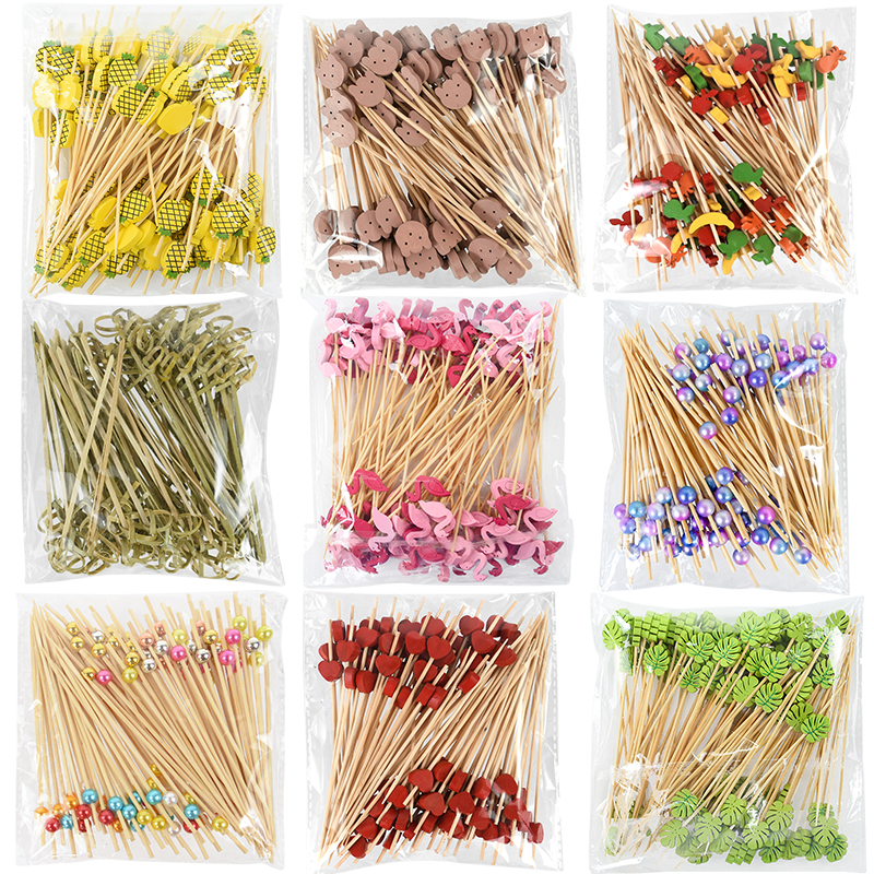100Pcs Disposable Bamboo Skewe - Centerpiece Stick avis et prix