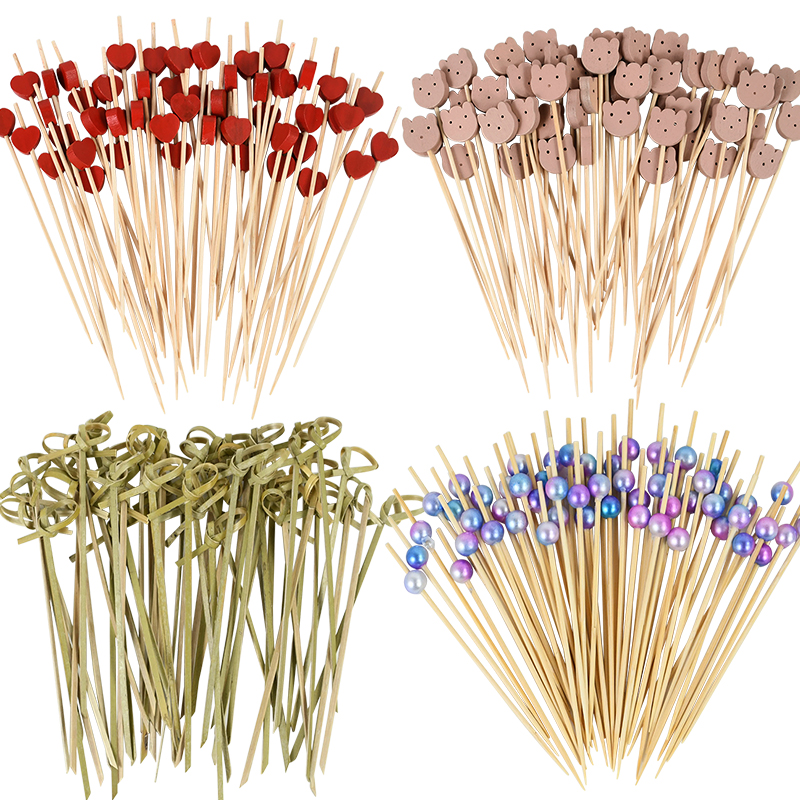 100Pcs Disposable Bamboo Skewe - Centerpiece Stick avis et prix
