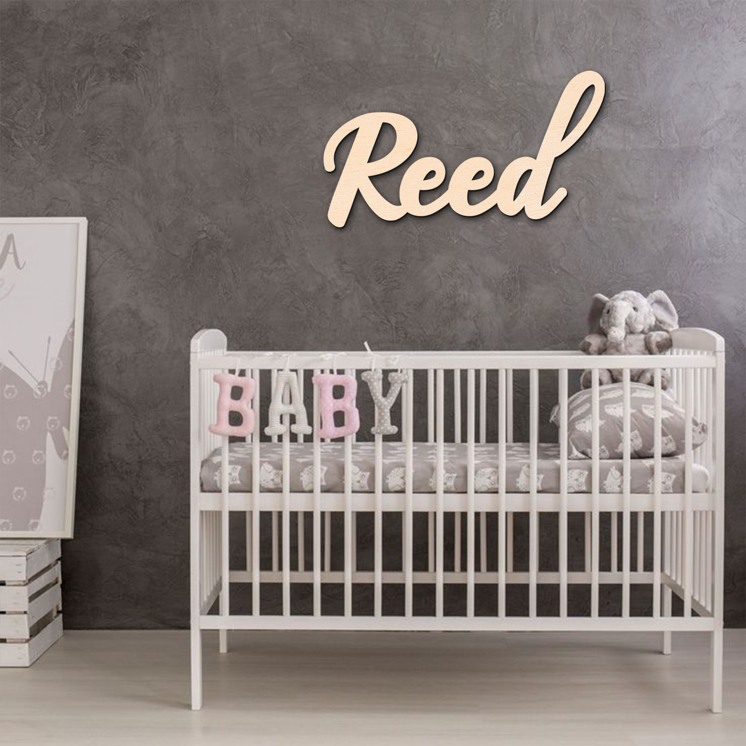 1pc personalized wooden surnam - Eve Party avis et prix