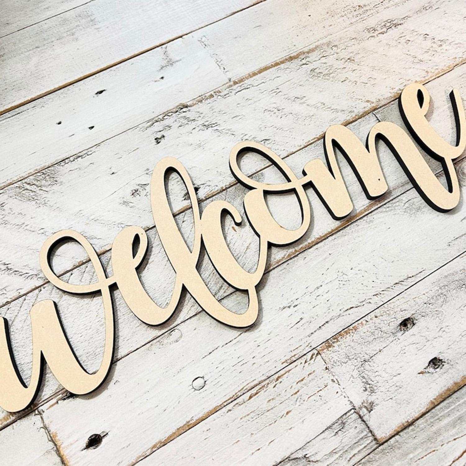 1pc personalized wooden surnam - Eve Party avis et prix