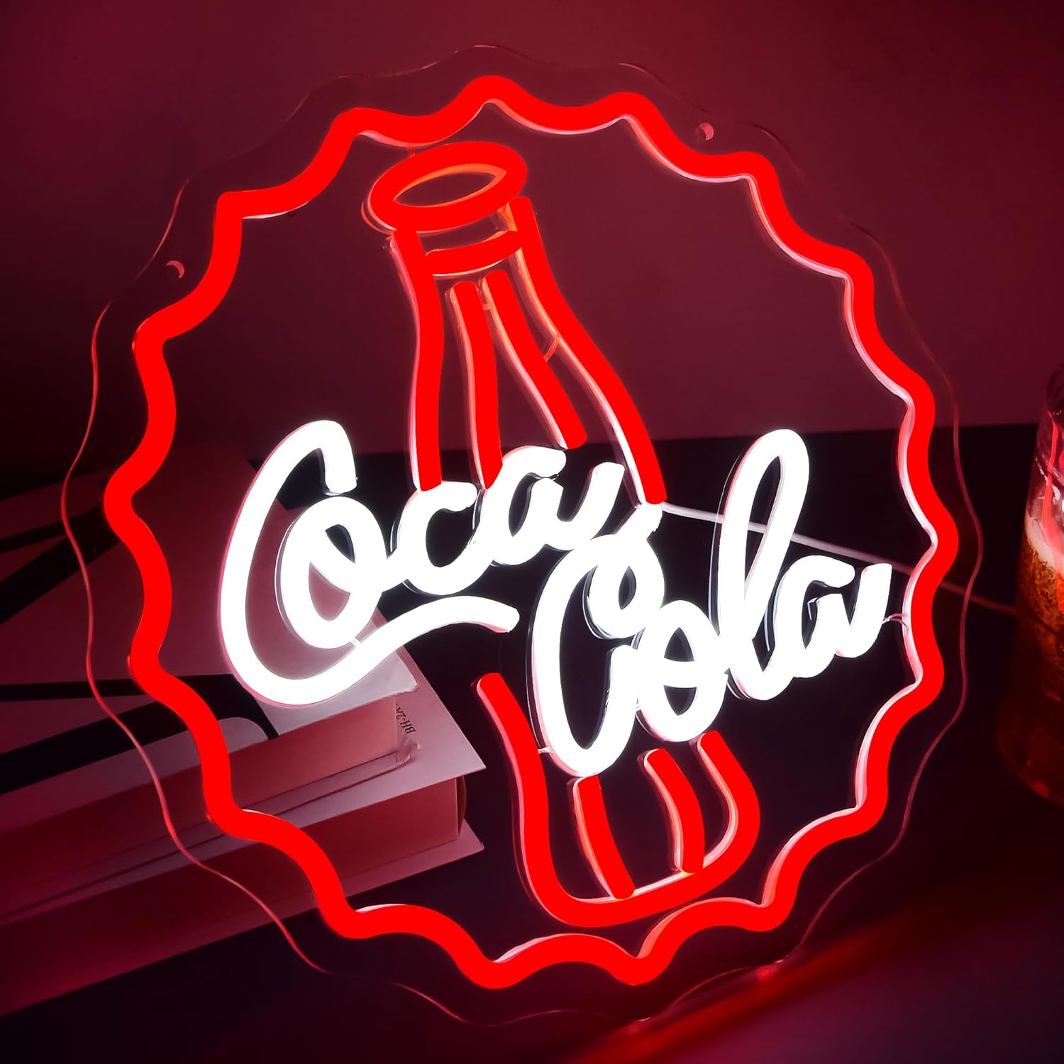 Cola Neon Sign Art Wall Light  - Neon Sign Party avis et prix