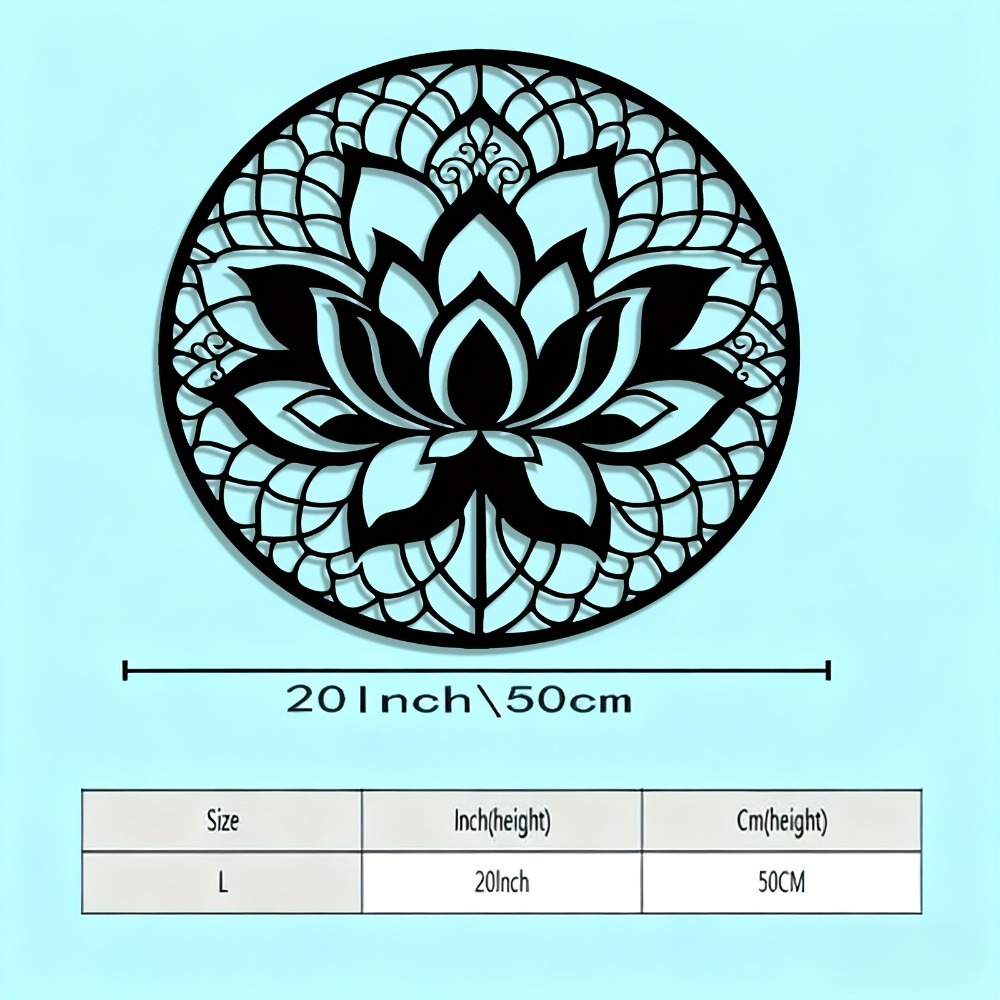Lumiho Metal Wall Art Lotus Fl - Flower Wall Panel avis et prix