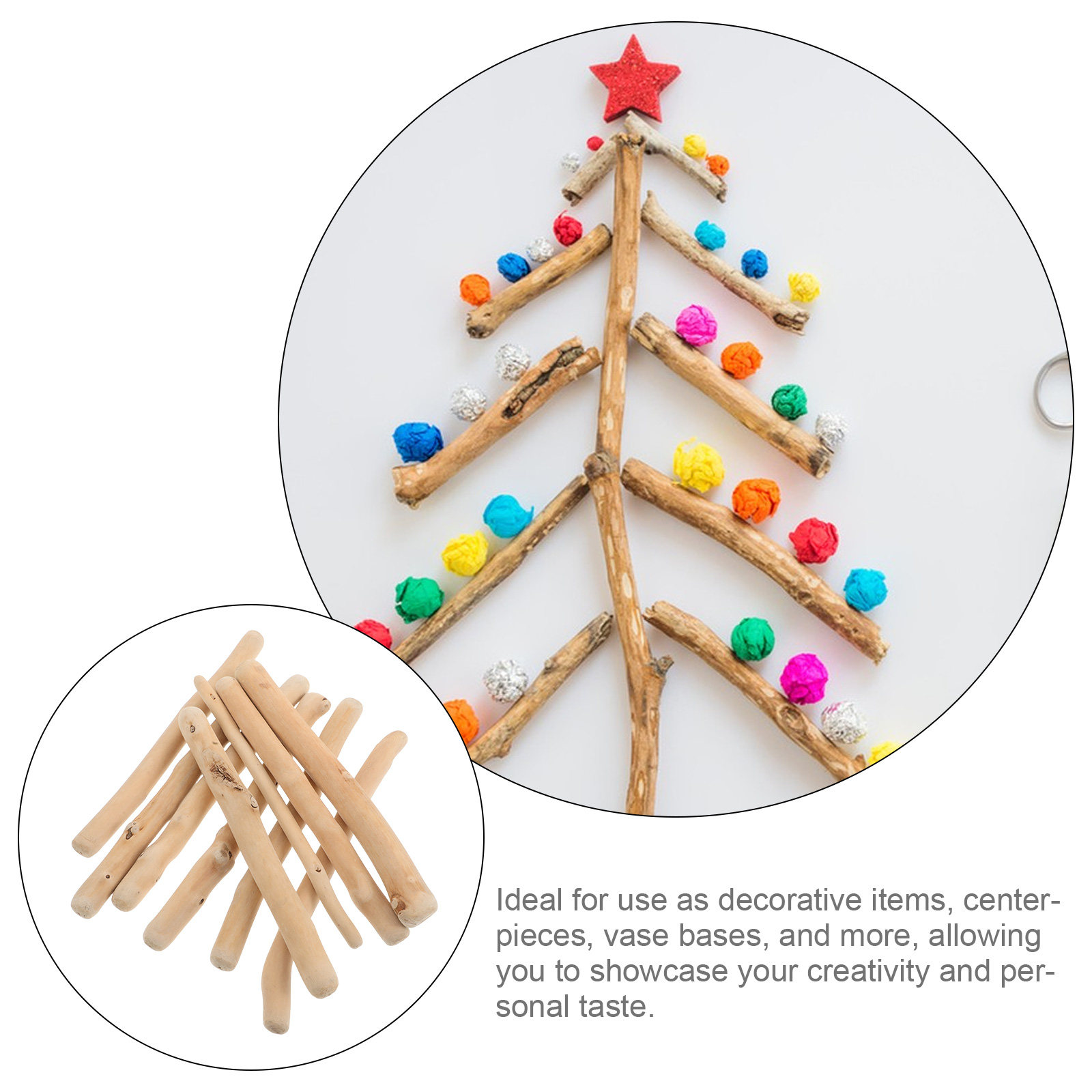1 Bag Driftwood Decorative Bra - Centerpiece Stick avis et prix