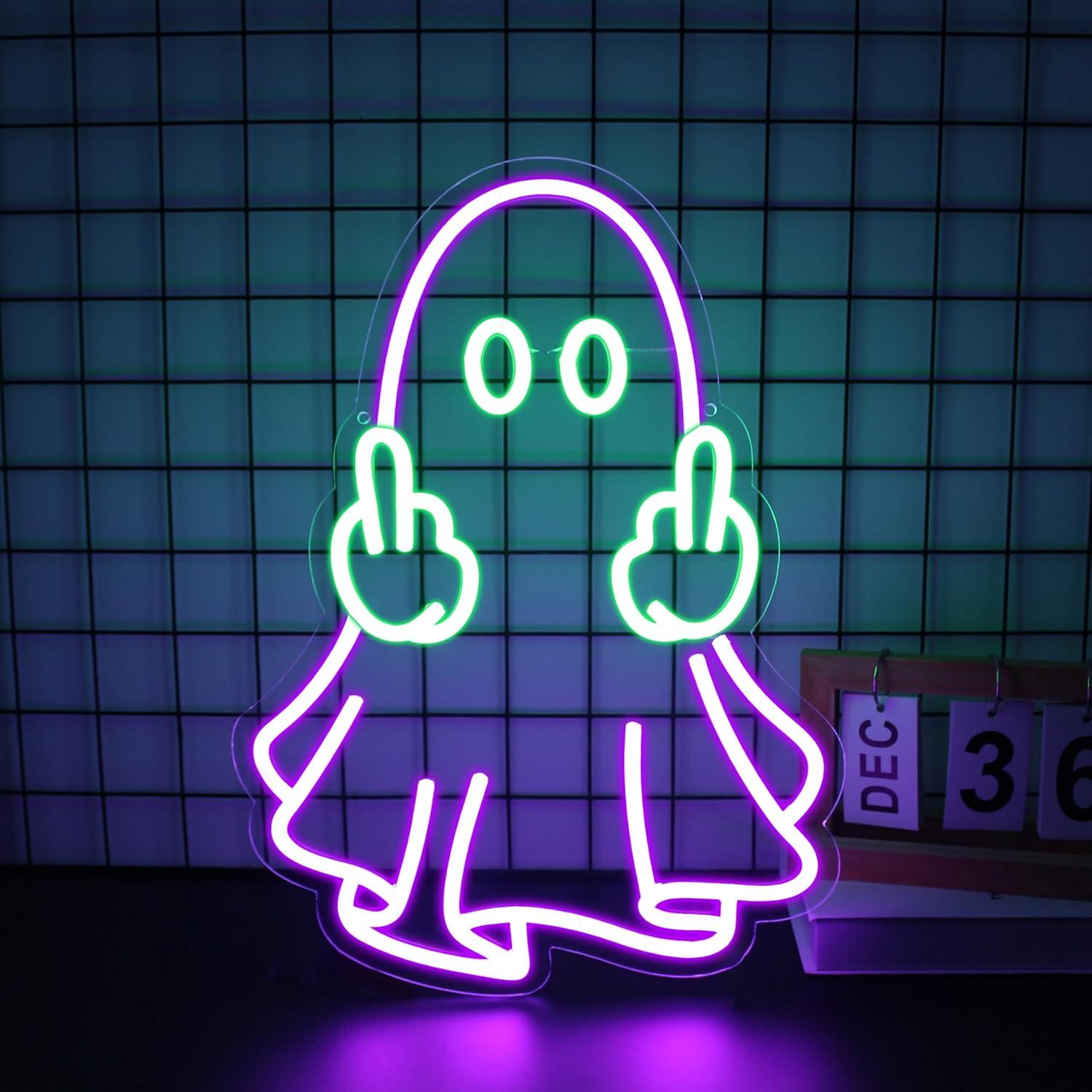 Ghost Neon Sign USB Powered LE - Neon Sign Party avis et prix