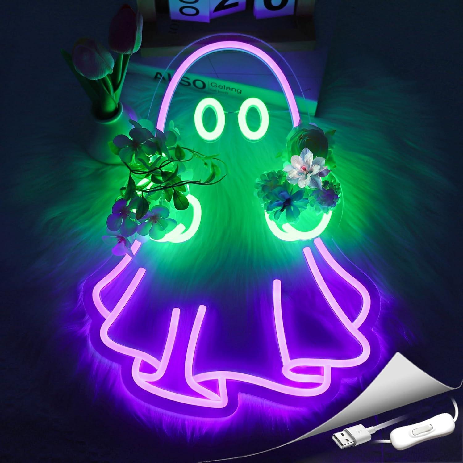 Ghost Neon Sign USB Powered LE - Neon Sign Party avis et prix