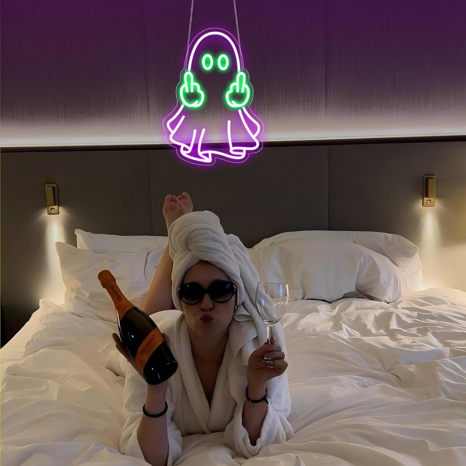 Ghost Neon Sign USB Powered LE - Neon Sign Party avis et prix