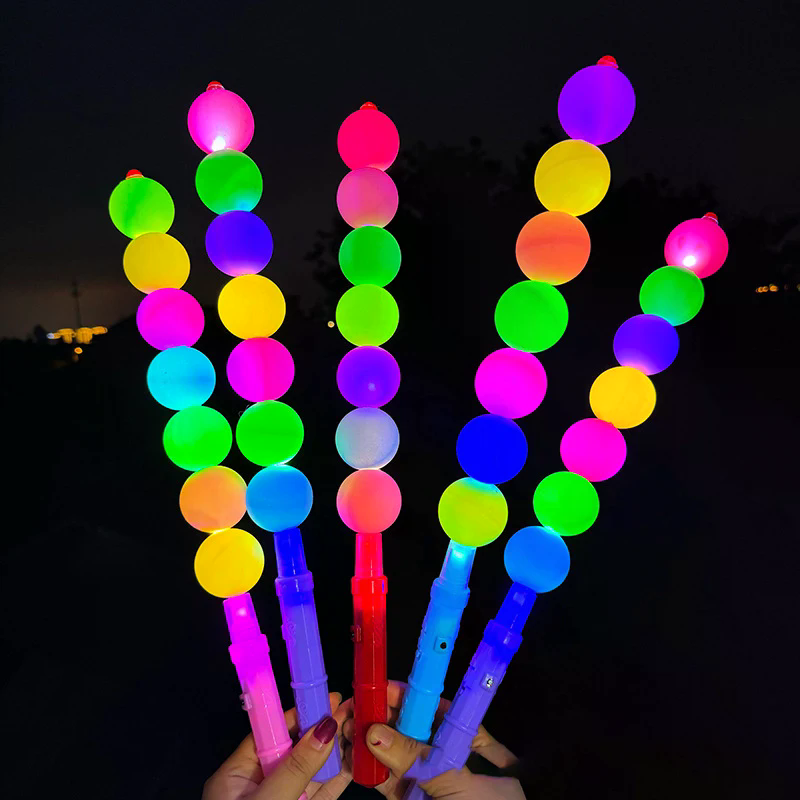 Colorful LED Glow Sugar Gourd  - Cotton Candy Cone avis et prix