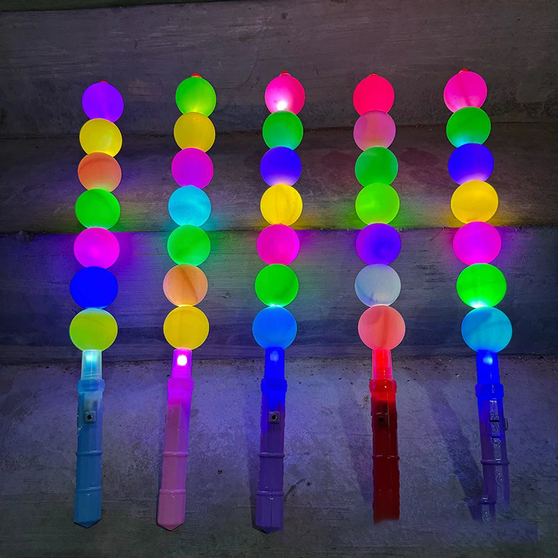 Colorful LED Glow Sugar Gourd  - Cotton Candy Cone avis et prix