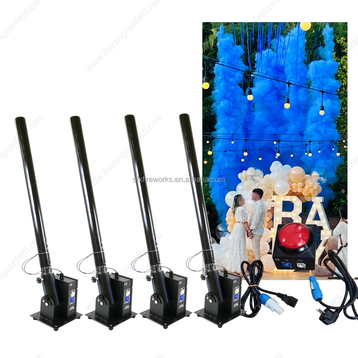 Electric Confetti Launcher Rem - Confetti Cannon Tube avis et prix