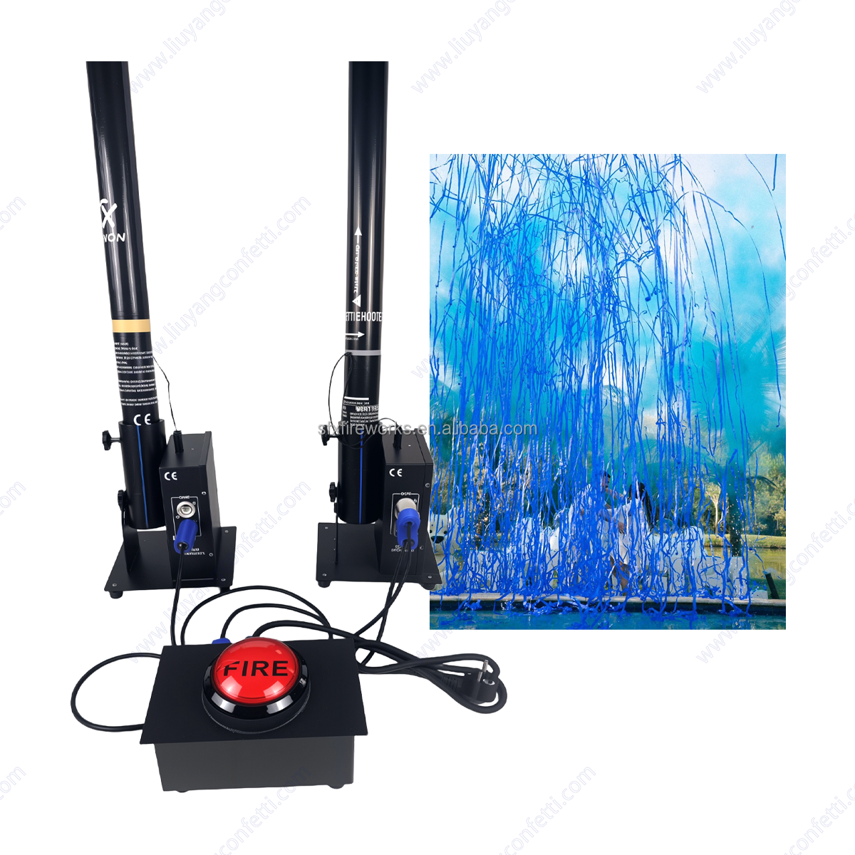 Electric Confetti Launcher Rem - Confetti Cannon Tube avis et prix