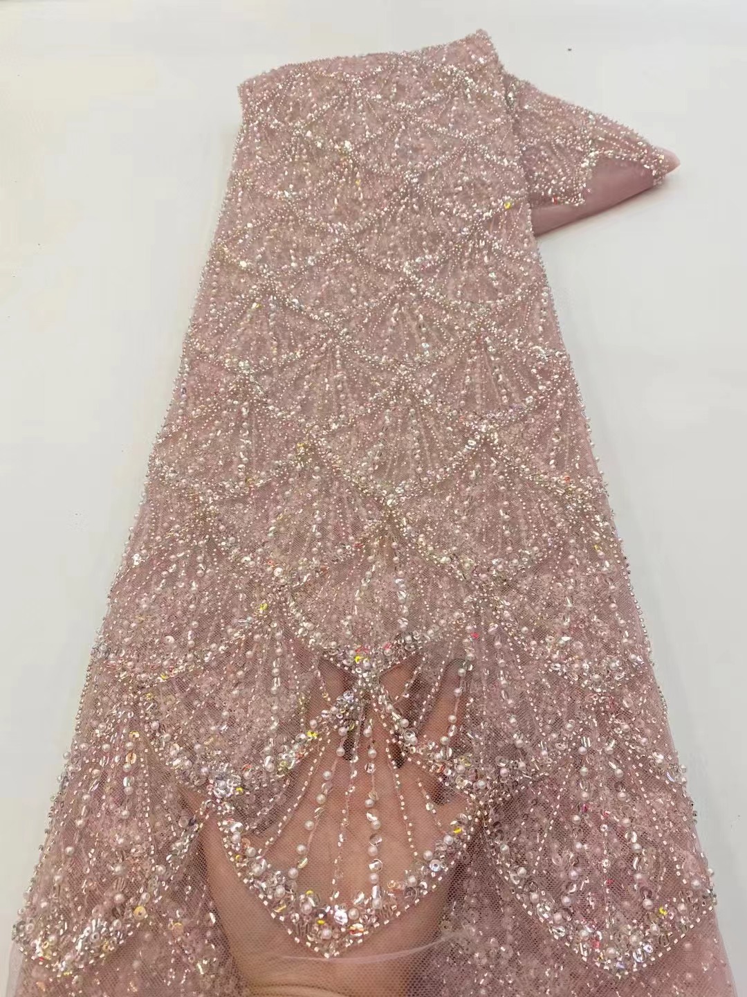 African Tulle Lace Fabric 2026 - Glitter Tablecloth avis et prix