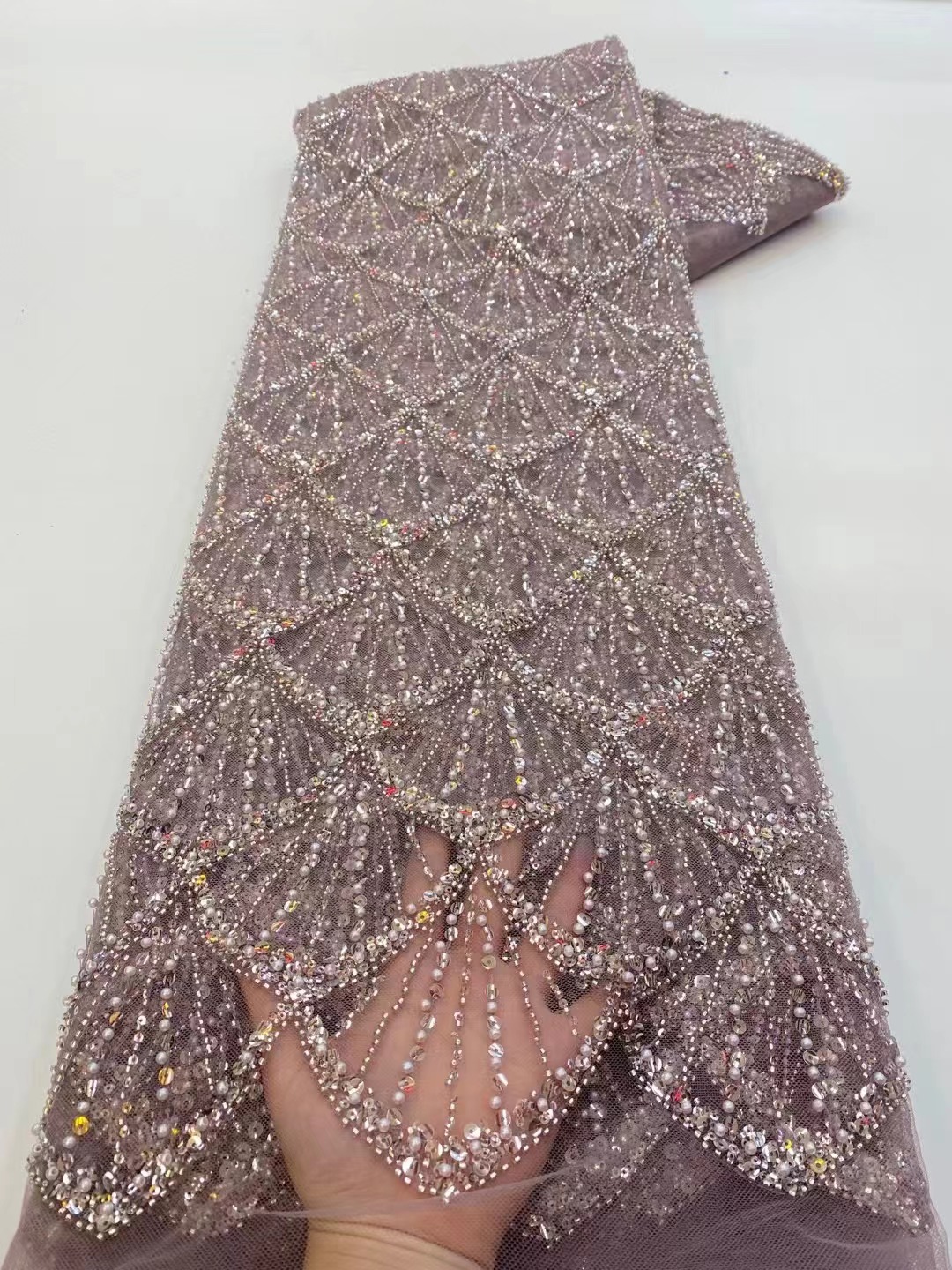 African Tulle Lace Fabric 2026 - Glitter Tablecloth avis et prix