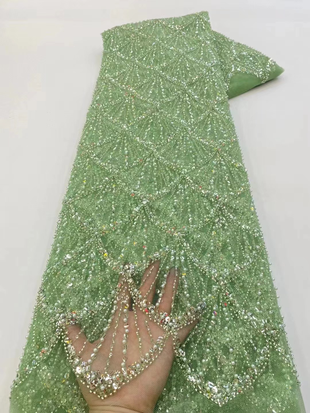 African Tulle Lace Fabric 2026 - Glitter Tablecloth avis et prix