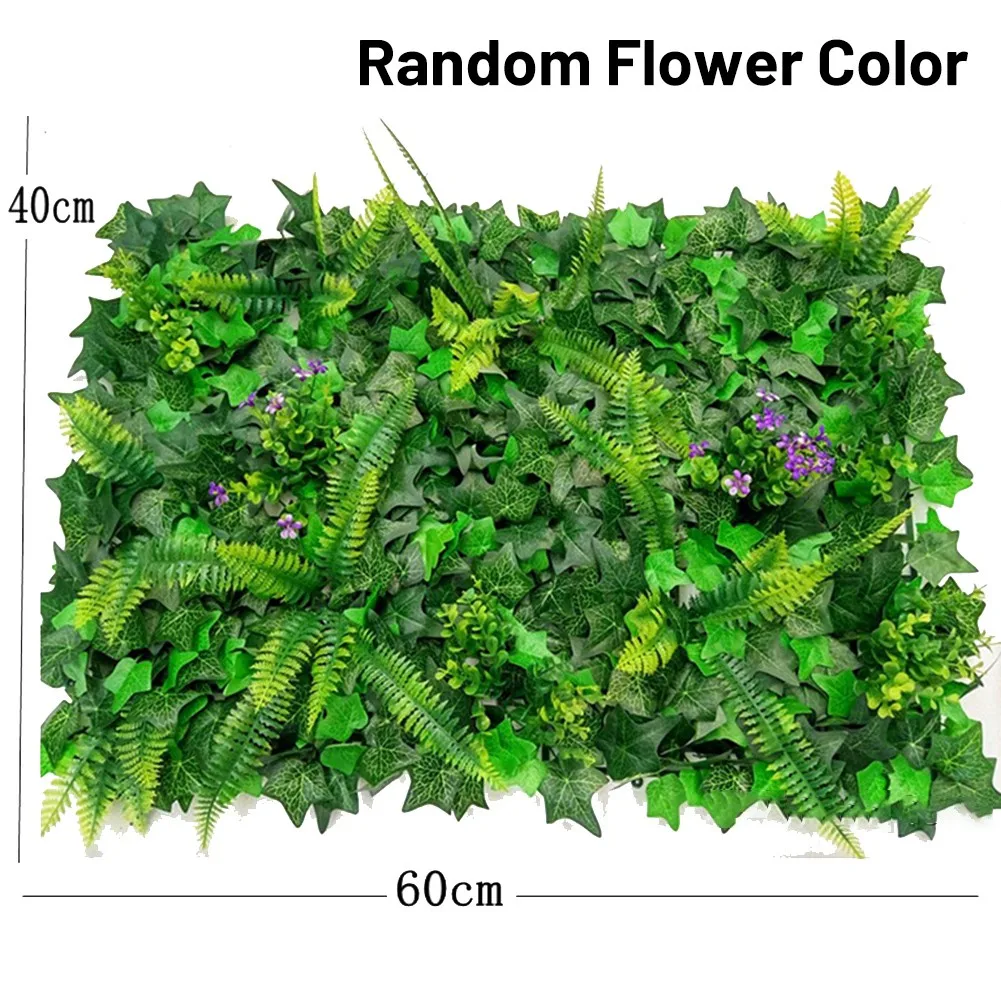 40*60cm Artificial Lawn Plant  - Flower Wall Panel avis et prix