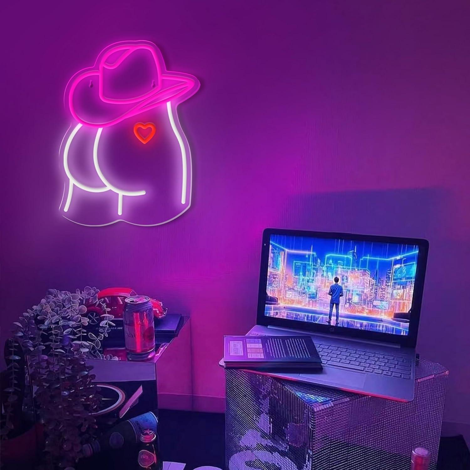 Cowgirl Neon Sign Dimmable LED - Neon Sign Party avis et prix