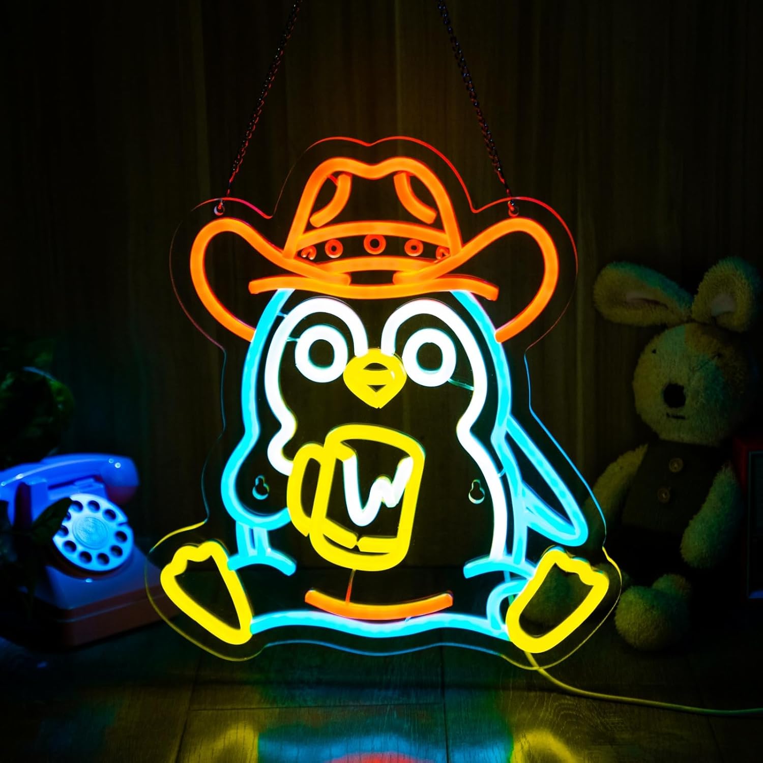 Penguin Neon Sign USB Powered  - Neon Sign Party avis et prix