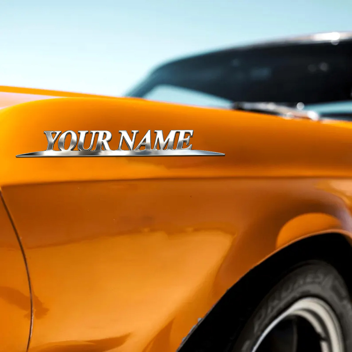 Metal Trendy YOUR NAME Sticker - Event Suppliers avis et prix