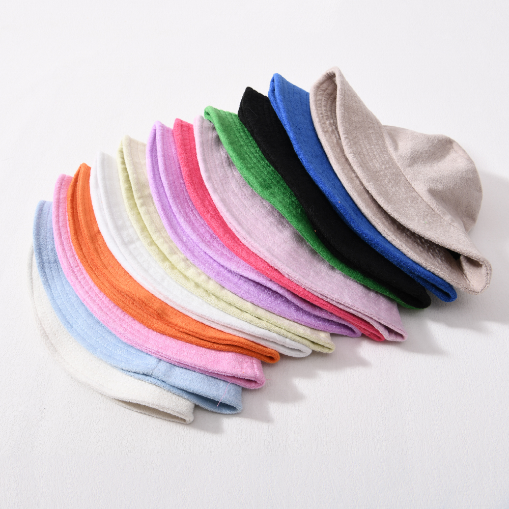 Simple Terry Cloth Towel Bucke - Cotton Candy Cone avis et prix