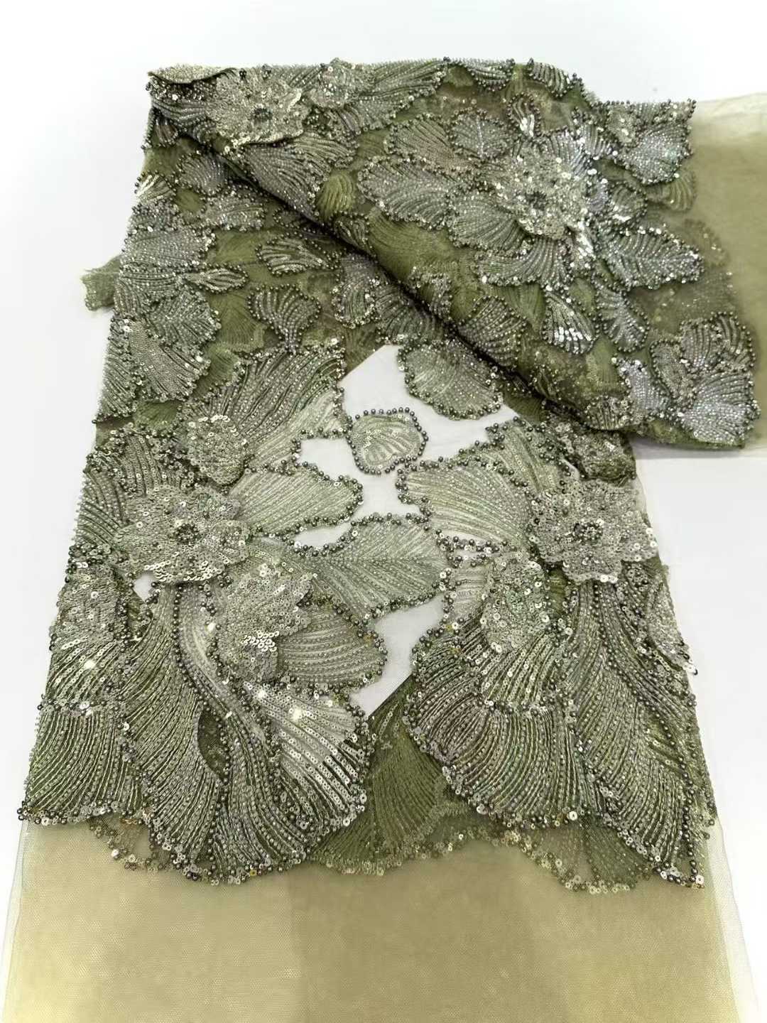 Green African Beads Groom Tull - Glitter Tablecloth avis et prix