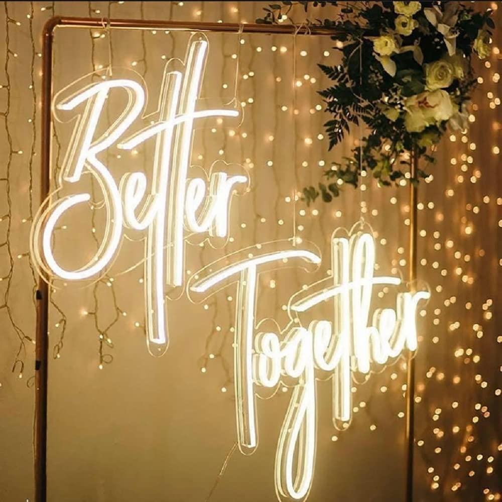 Better Together Neon Sign USB  - Neon Sign Party avis et prix